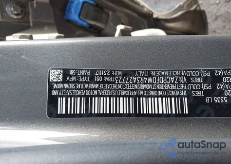 2024 Dodge Hornet R/T Plus Eawd z USA, uszkodzony, nr VIN ZACPDFDW4R3A27723